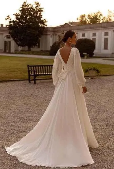 Женское свадебное платье русалка из бархата Satin, M White — фото 3