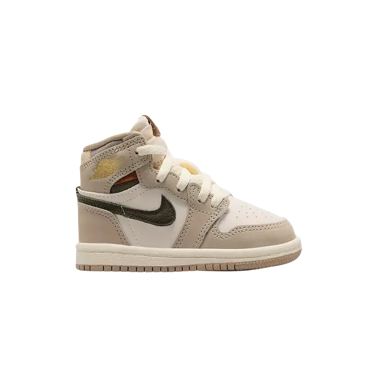 Кроссовки Air Jordan 1 Retro High Og () TD, белый