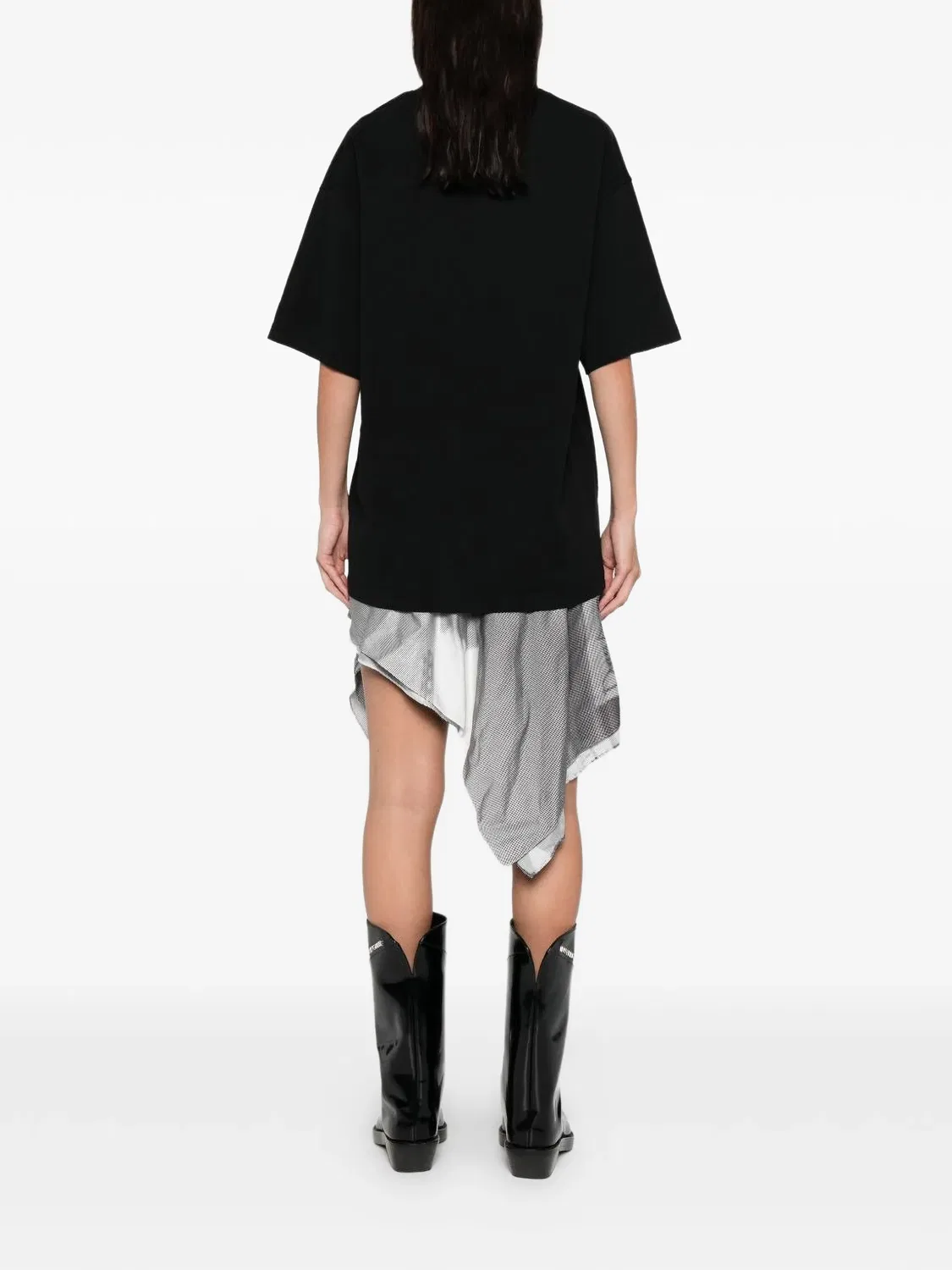Футболка с круглым вырезом, черная Alexander Wang, черный — фото 2