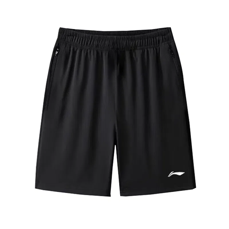 Детский комплект из футболки с коротким рукавом и шорт, Li-Ning, Black — фото 3