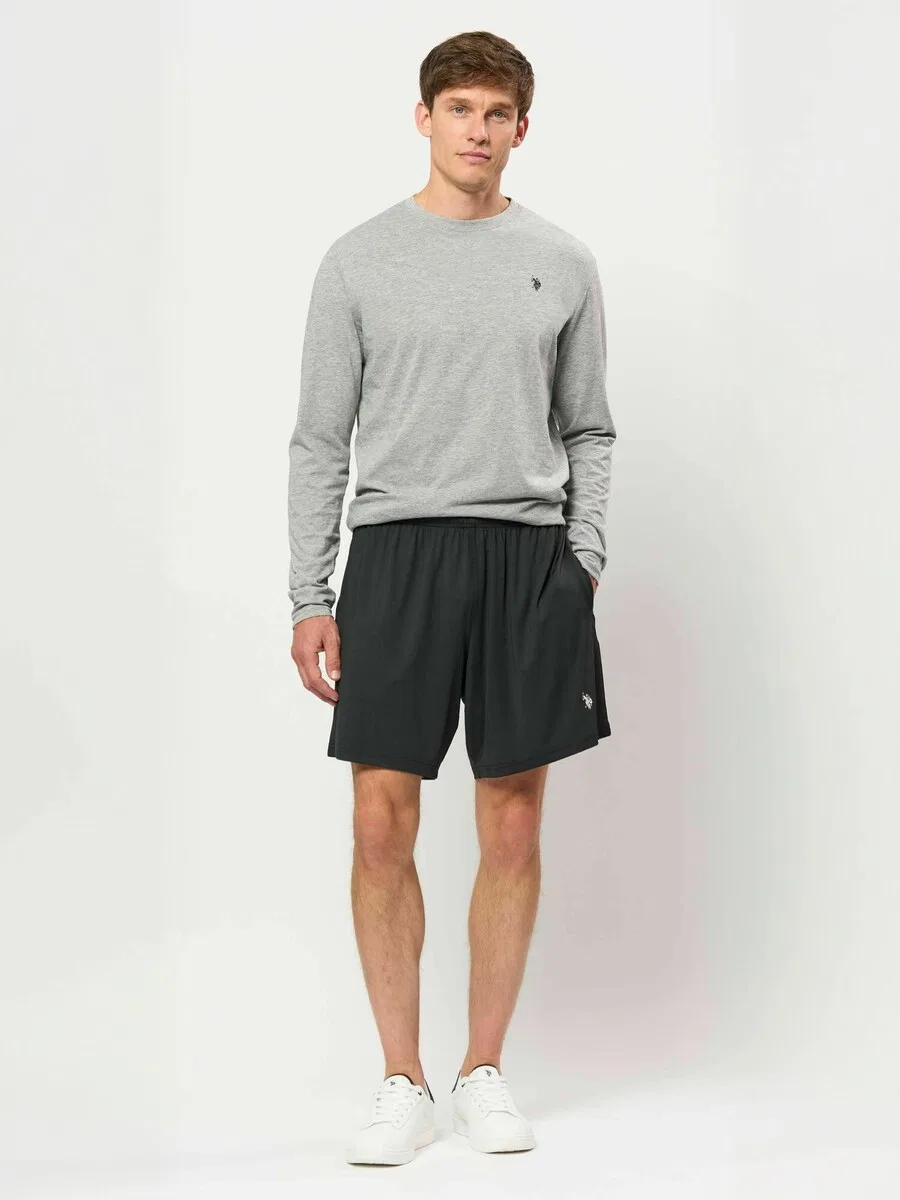 Шорты U.S. POLO ASSN. Regular Pants 'UMDian' черного цвета — фото 2