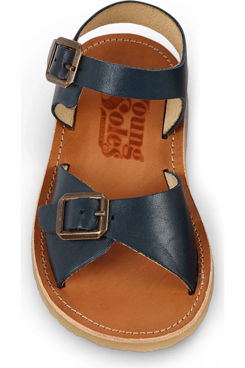Детские сандалии на пряжке Sonny Young Soles, темно синий — фото 4