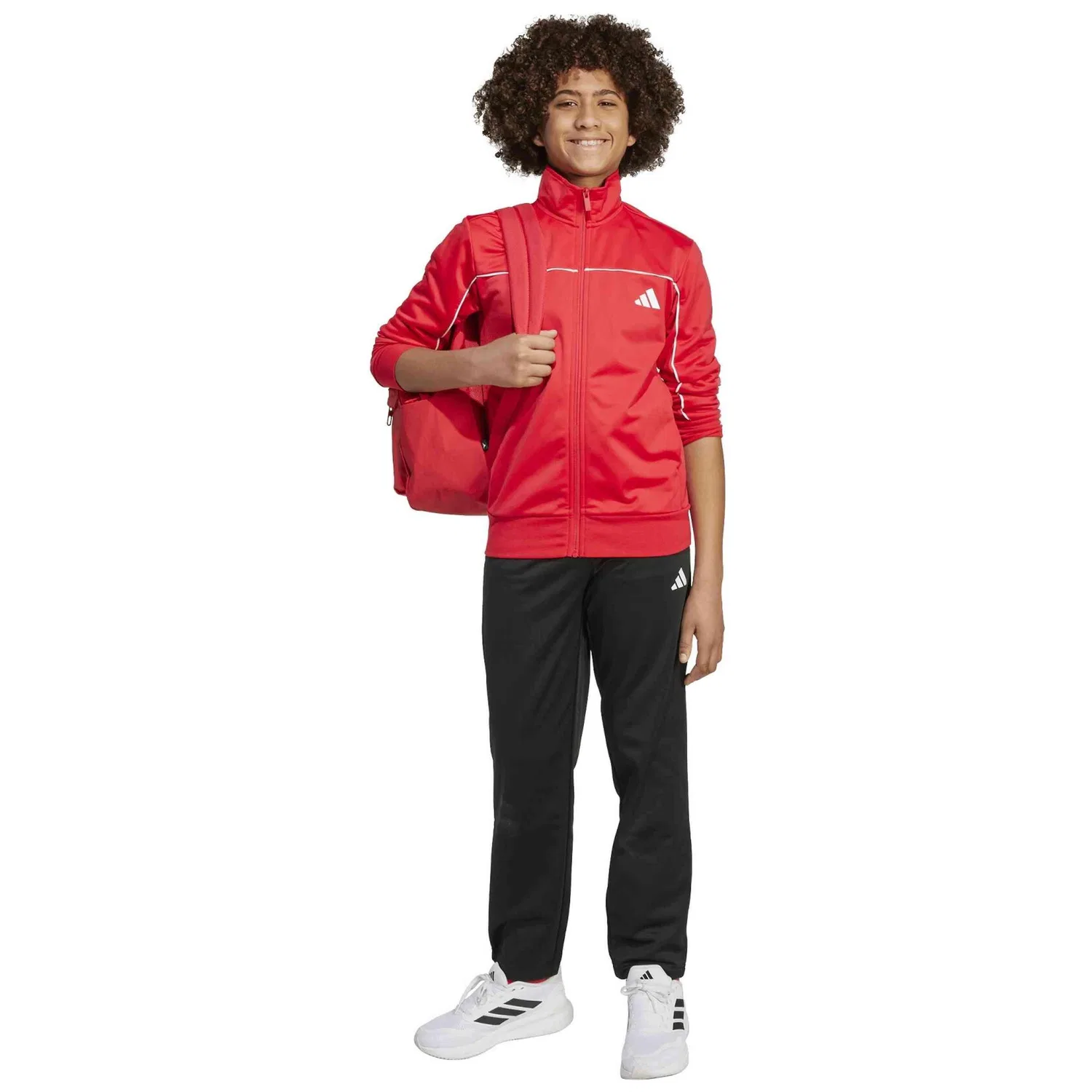 Детский спортивный костюм с высоким воротником Colour Pop TR TS Adidas, Rot — фото 4