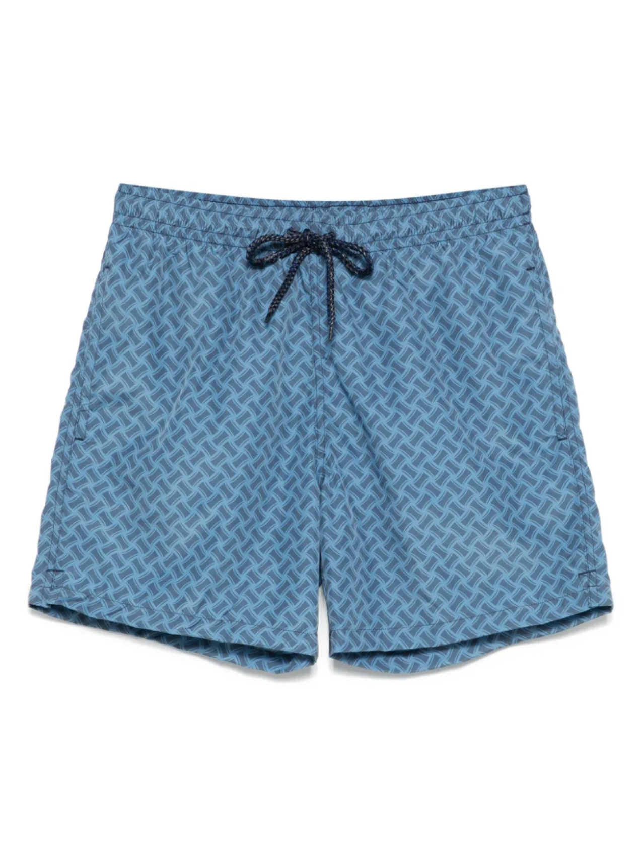 

Шорты для плавания с монограммным узором Drumohr, синий