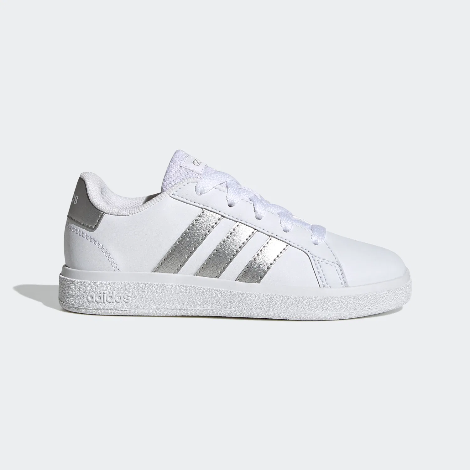 Детские кроссовки для активного отдыха Adidas Sportswear, Cloud White/Matte Silver — фото 2