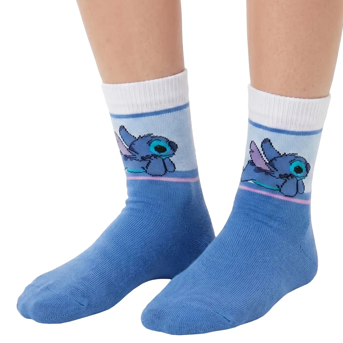Детские носки с принтом Lilo and Stitch Angel & Stitch 3 Pack, Disney, Multi — фото 2