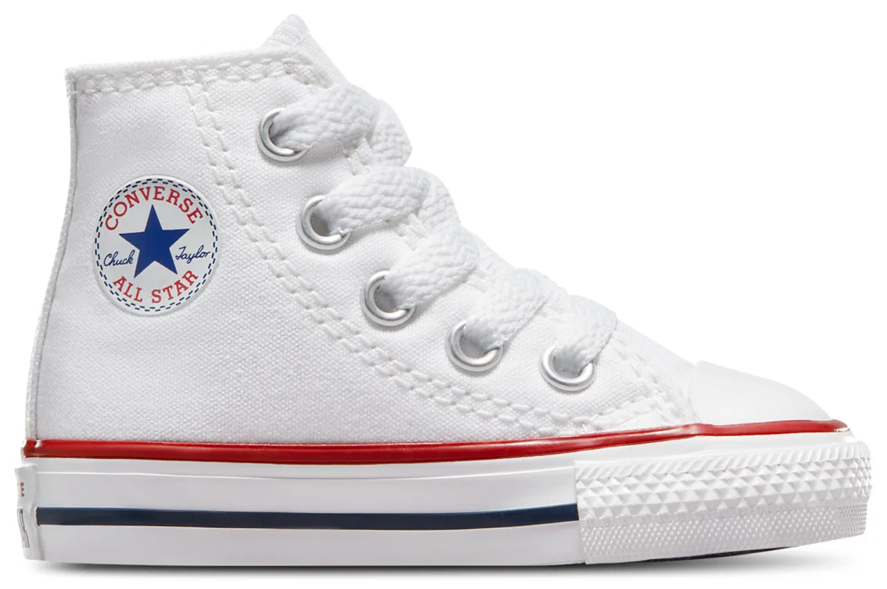Кроссовки для мальчиков All Star High Top Converse, цвет White/Optical White — фото 2