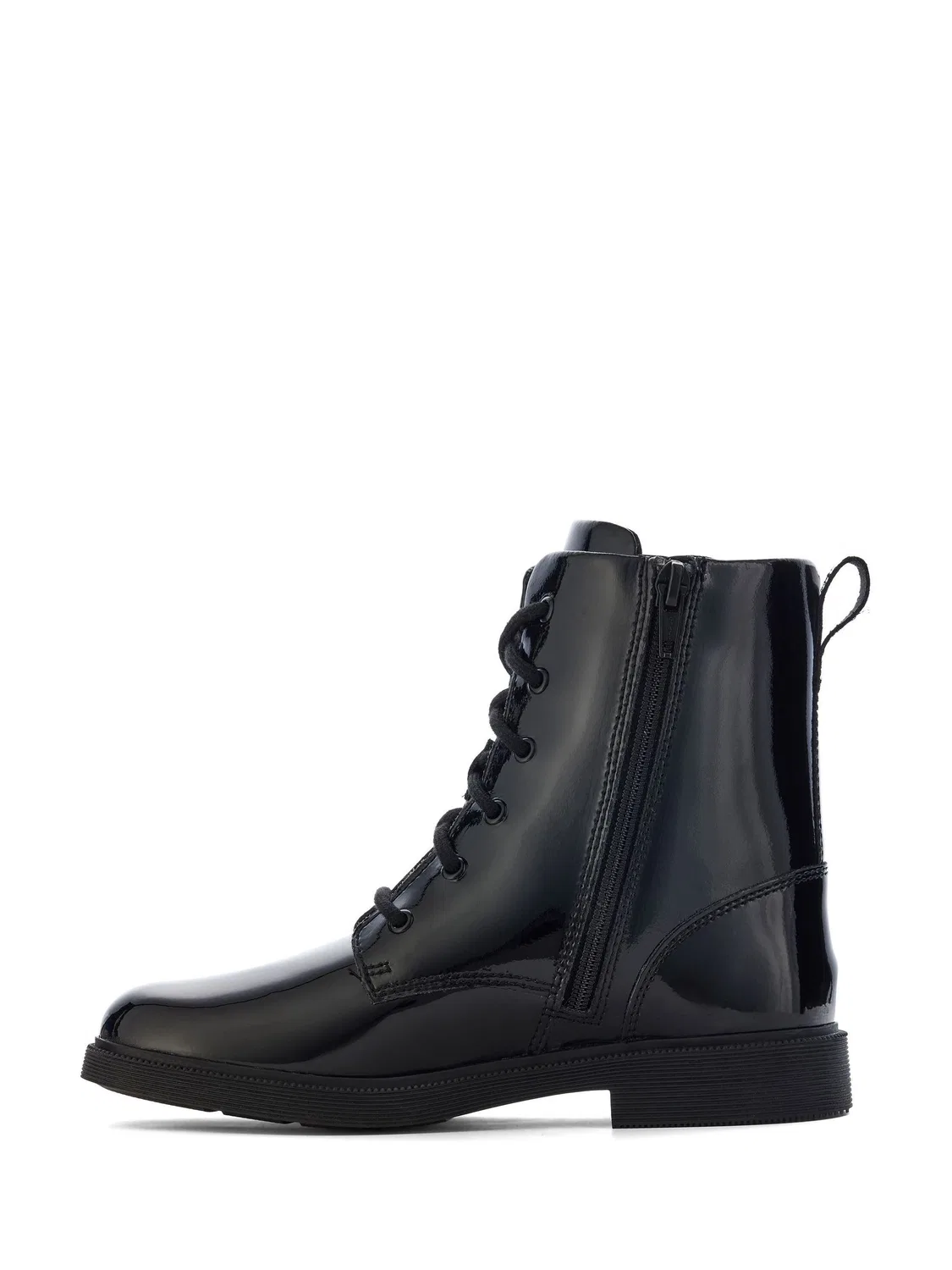 Ботинки Clarks Oaklyn Charm O. детские, кожаные, черные — фото 4