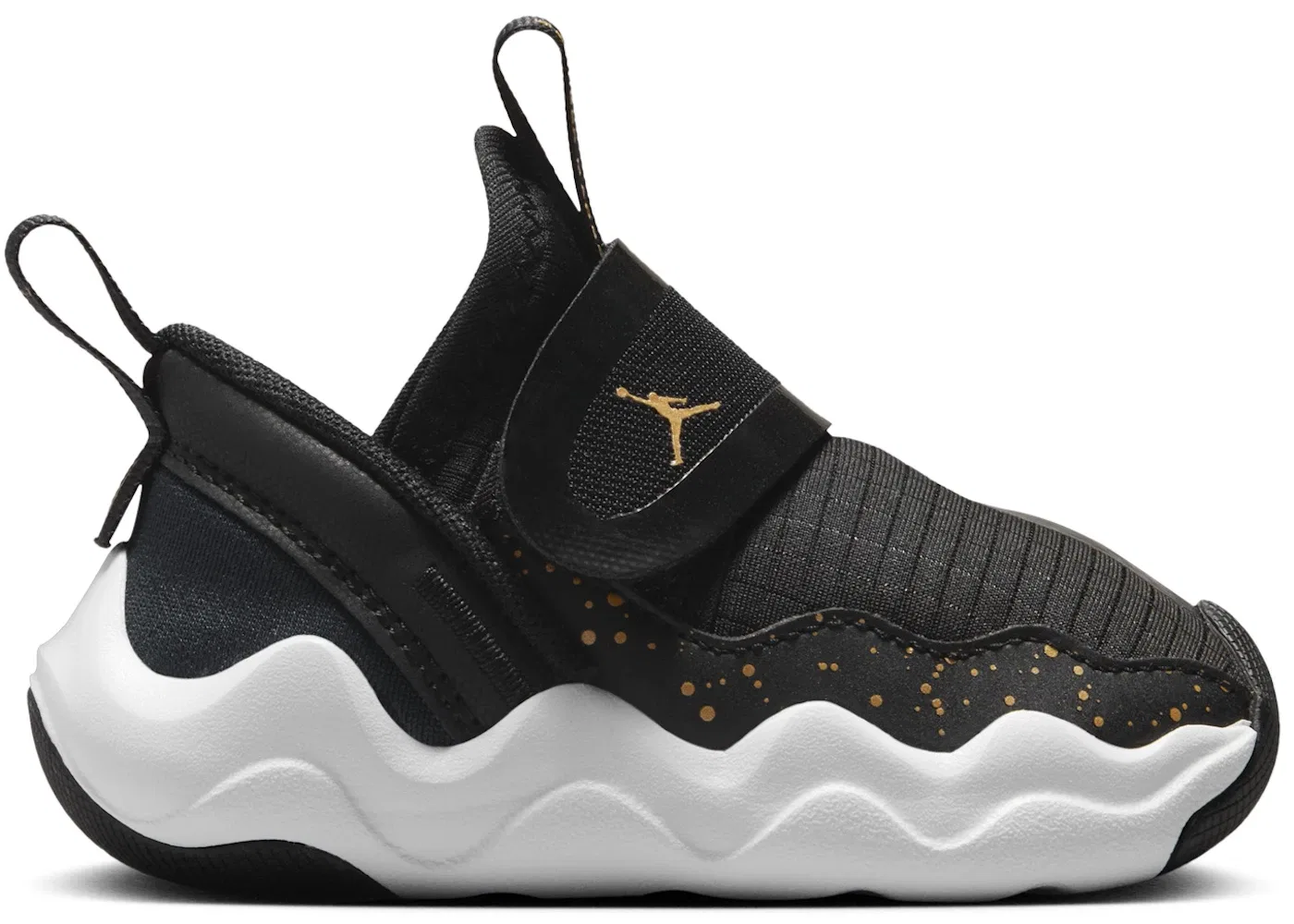 Детские кроссовки для мальчиков с длинным шнурком Jordan 23/7 Jordan, Black/White/Metallic Gold