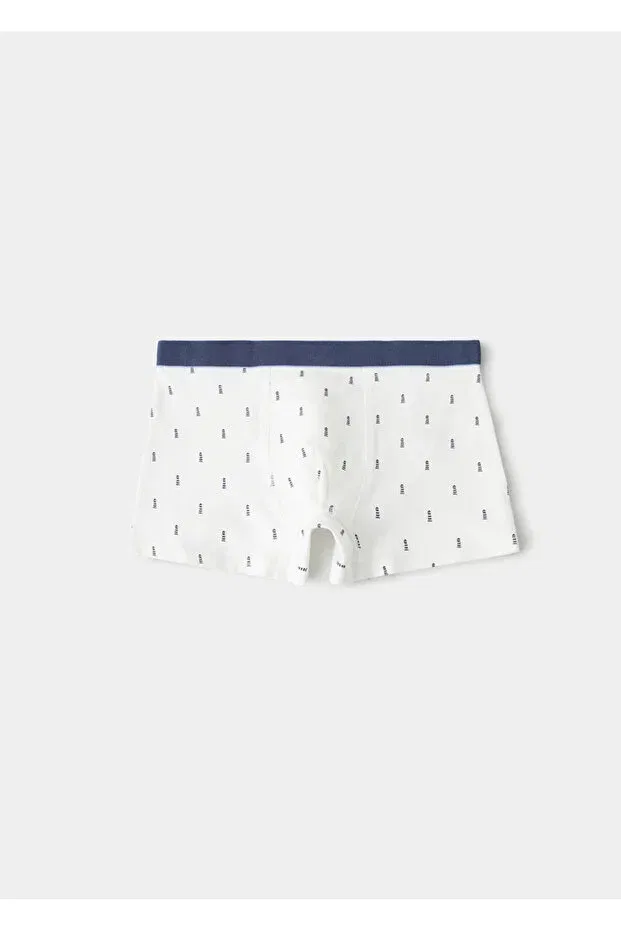 Детские боксеры для мальчиков хлопковые Set of 3 karma underwear Mango Kids, Blue — фото 3