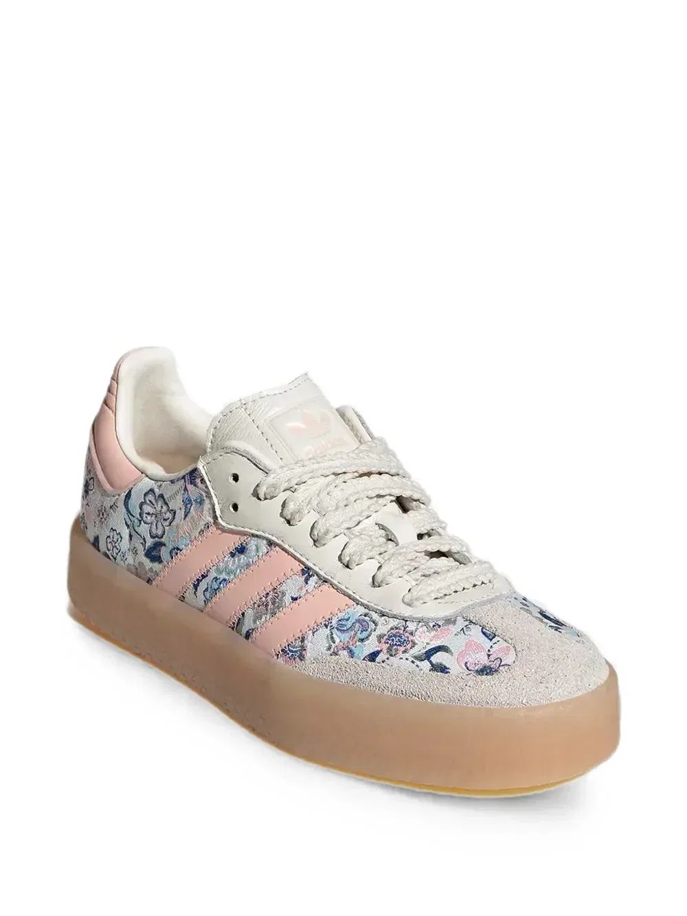 Кеды Samba с принтом Liberty Adidas Kids, бежевый
