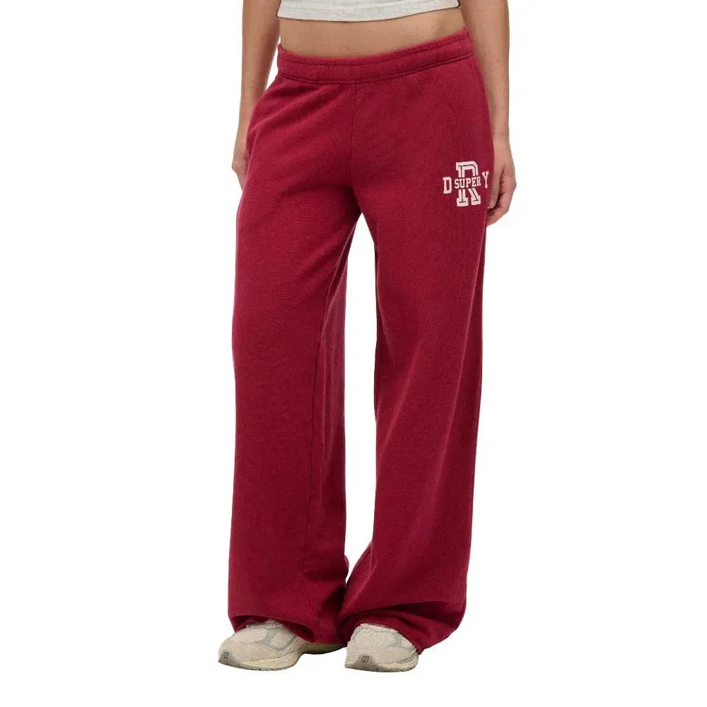Джоггеры Athletic Wide Leg Superdry, красный