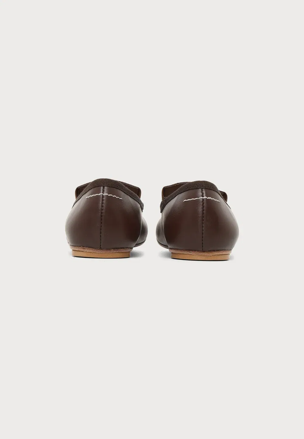 Балетные туфли Mm6 Maison Margiela, Dark Brown — фото 3
