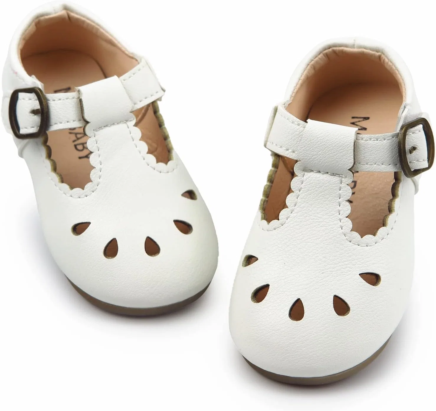 Детские туфли Мэри Джейн с бантом для девочек WILLFUN, White
