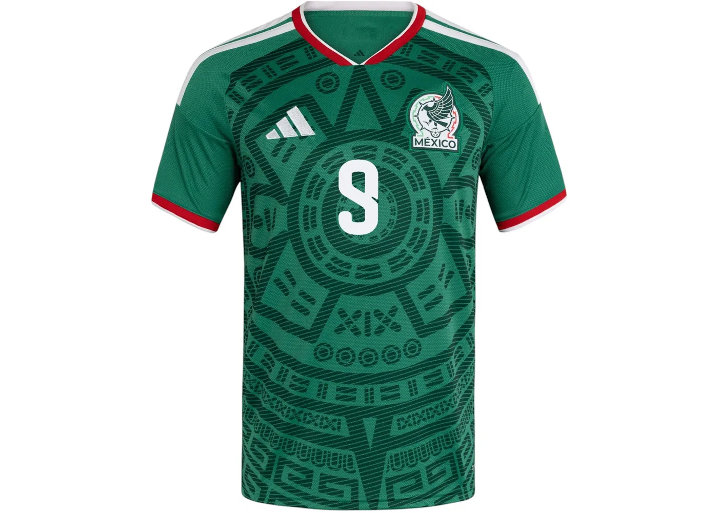 Мужская футбольная джерси Adidas Mexico 26 Home Raul Jersey Bold Green/Soccr-Mxs-Sxb, Bold Green/Soccr-Mxs-Sxb