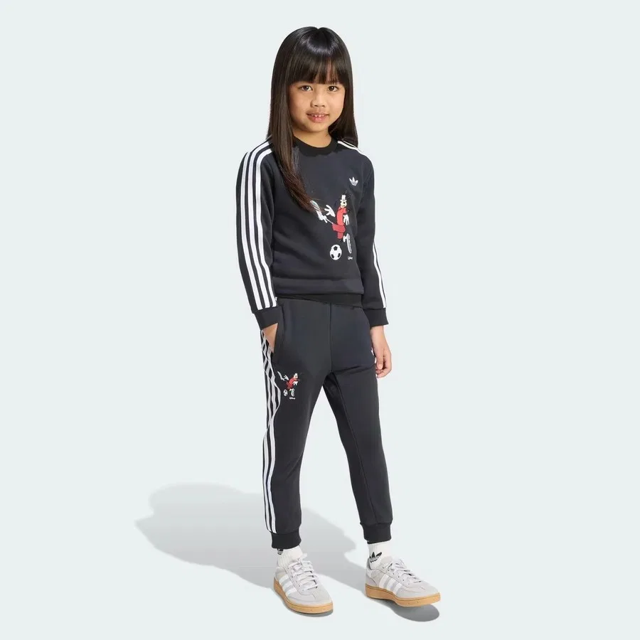Детский спортивный комплект Disney Crew Set adidas, Черный — фото 3