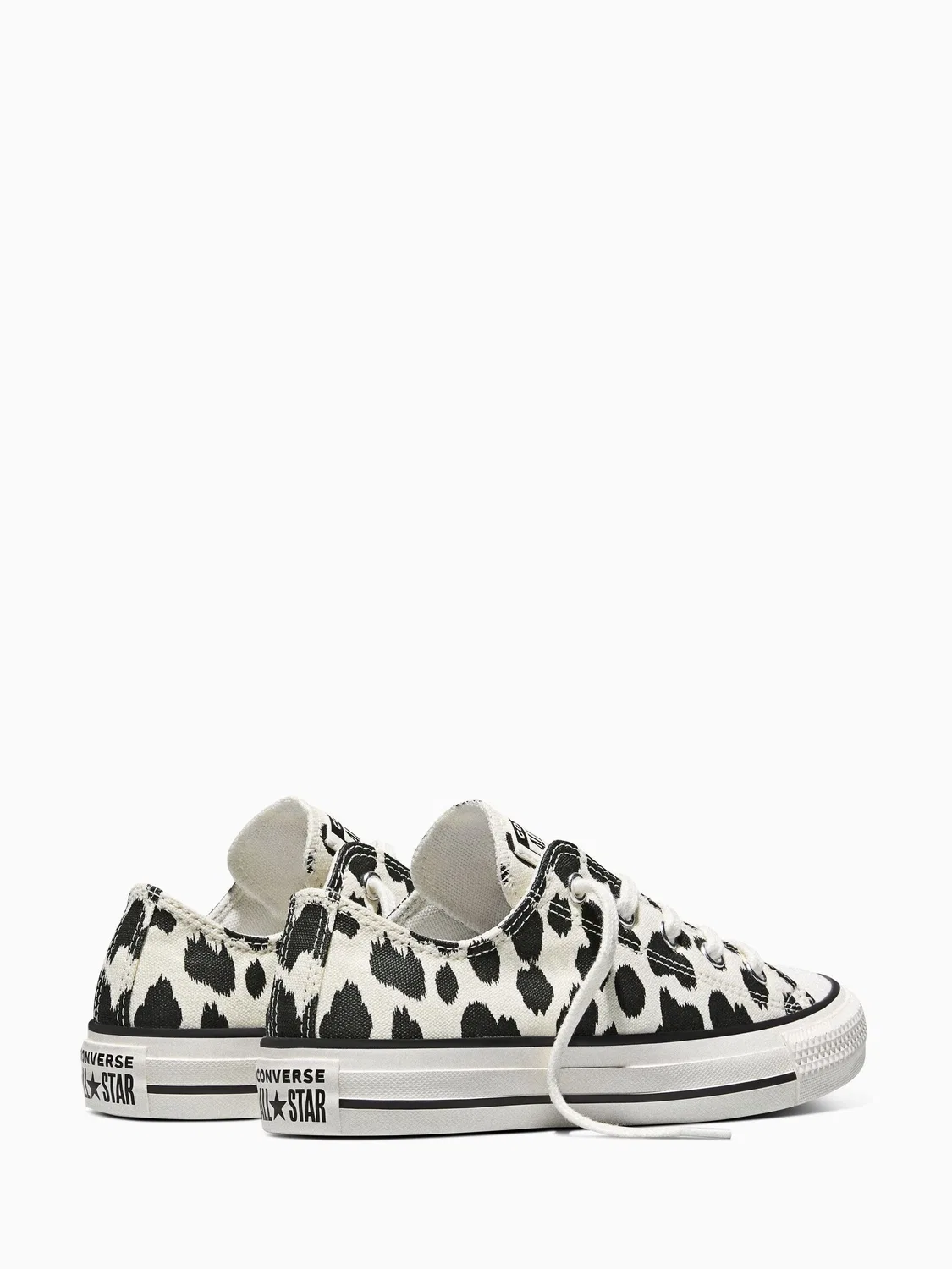 Кеды Converse Chuck Taylor Cow Print, белые/черные — фото 2