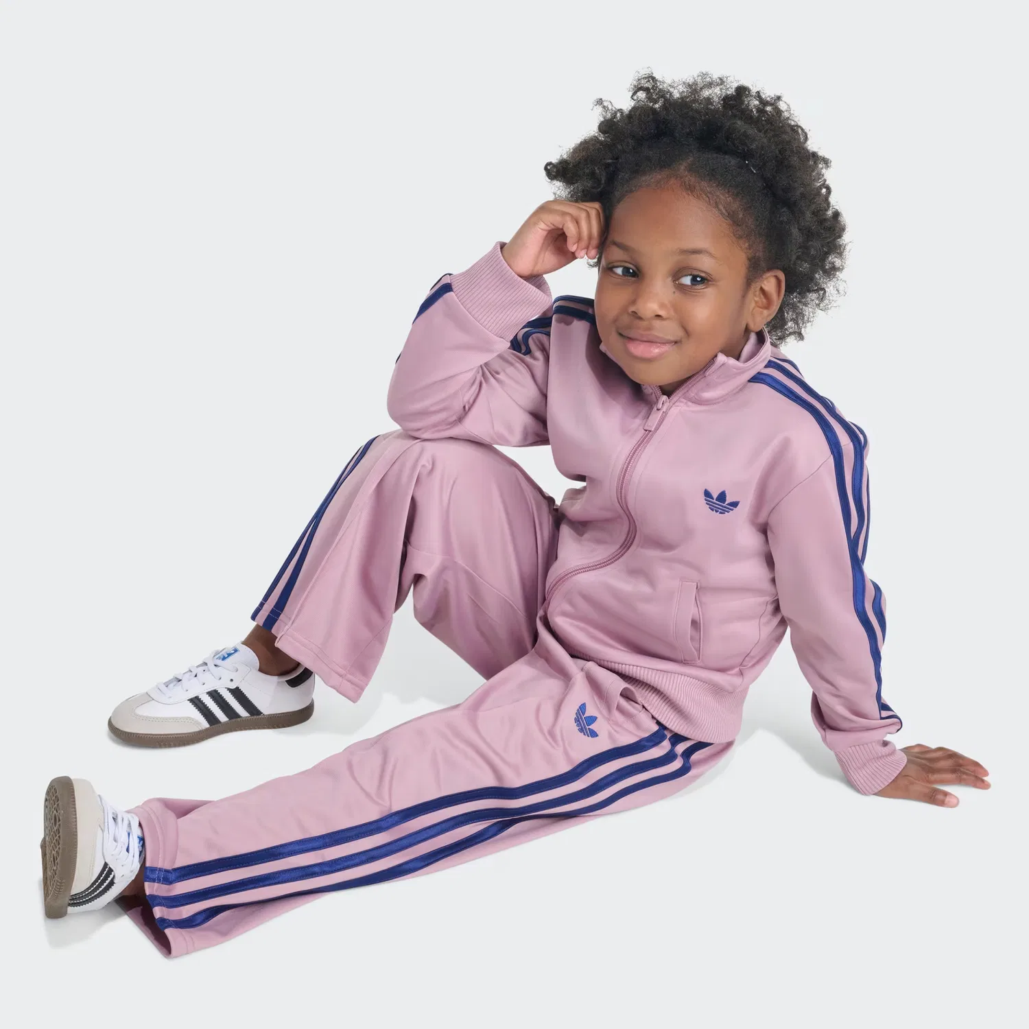 Детский спортивный костюм на молнии из 2 предметов Firebird Adidas Originals, Magic Mauve — фото 2