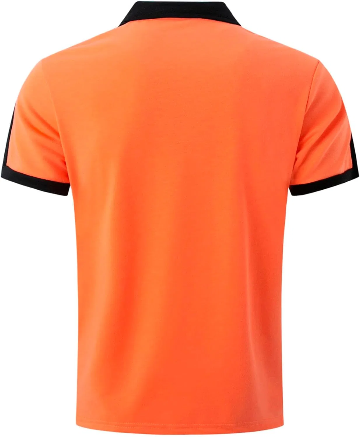 Мужская спортивная футболка с отложным воротником Golf, Orange — фото 2