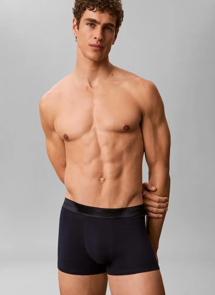 Трусы-боксеры хлопковые 3 pack Icon Calvin Klein, серый — фото 2