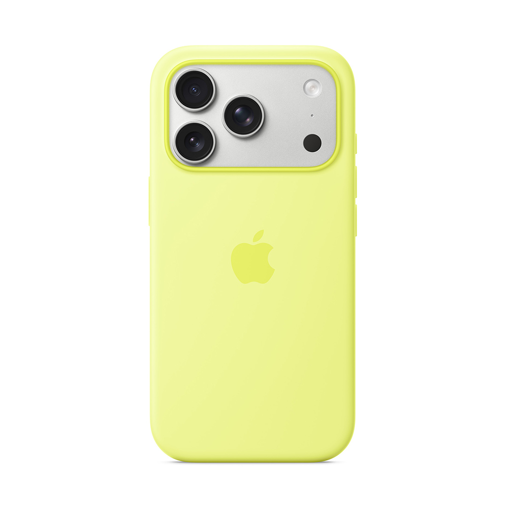 

Чехол Apple Silicone Case с MagSafe для iPhone 17 Pro, Neon Yellow, Желтый, Чехол Apple Silicone Case с MagSafe для iPhone 17 Pro, Neon Yellow