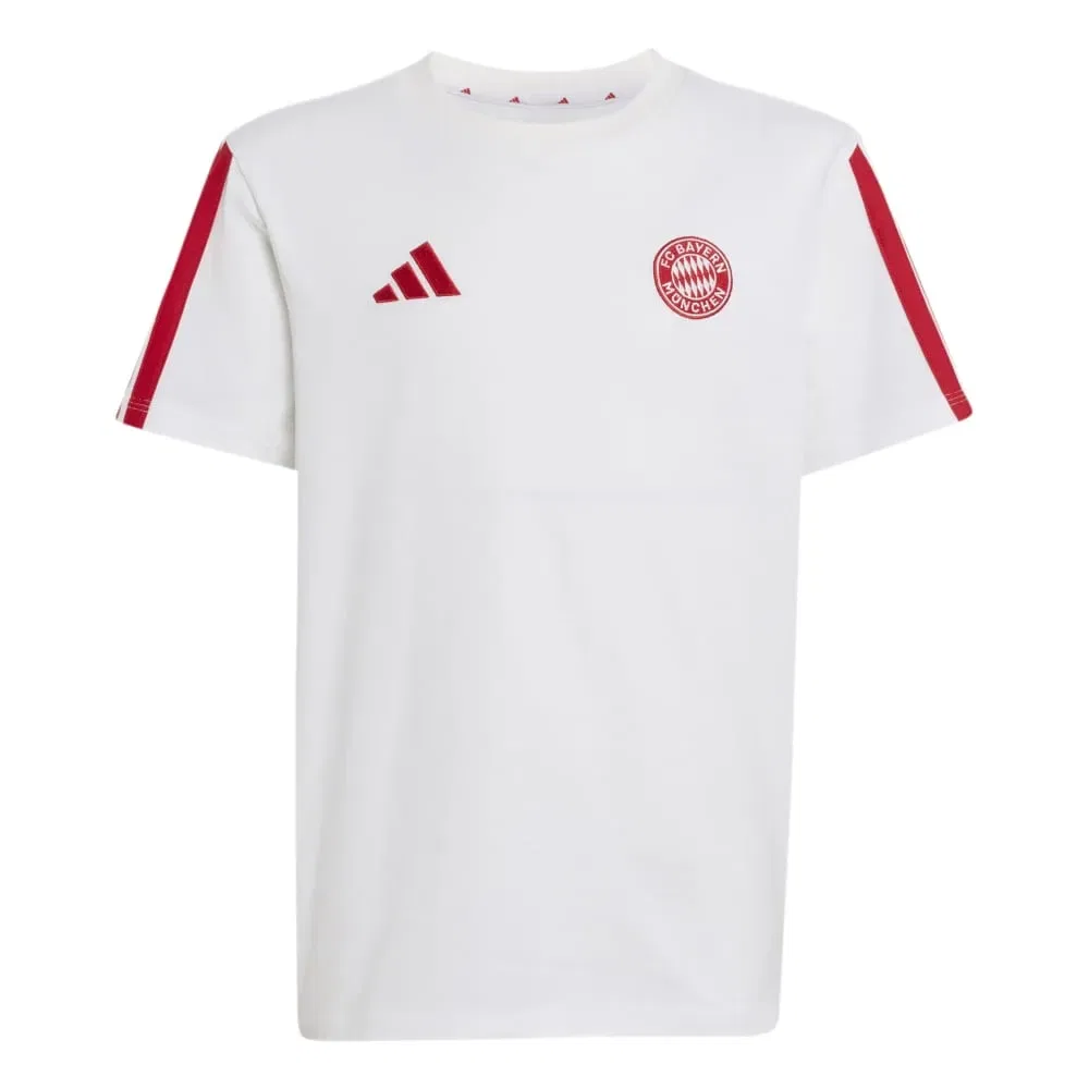 Детская футболка с принтом FC Bayern Munich Adidas, White