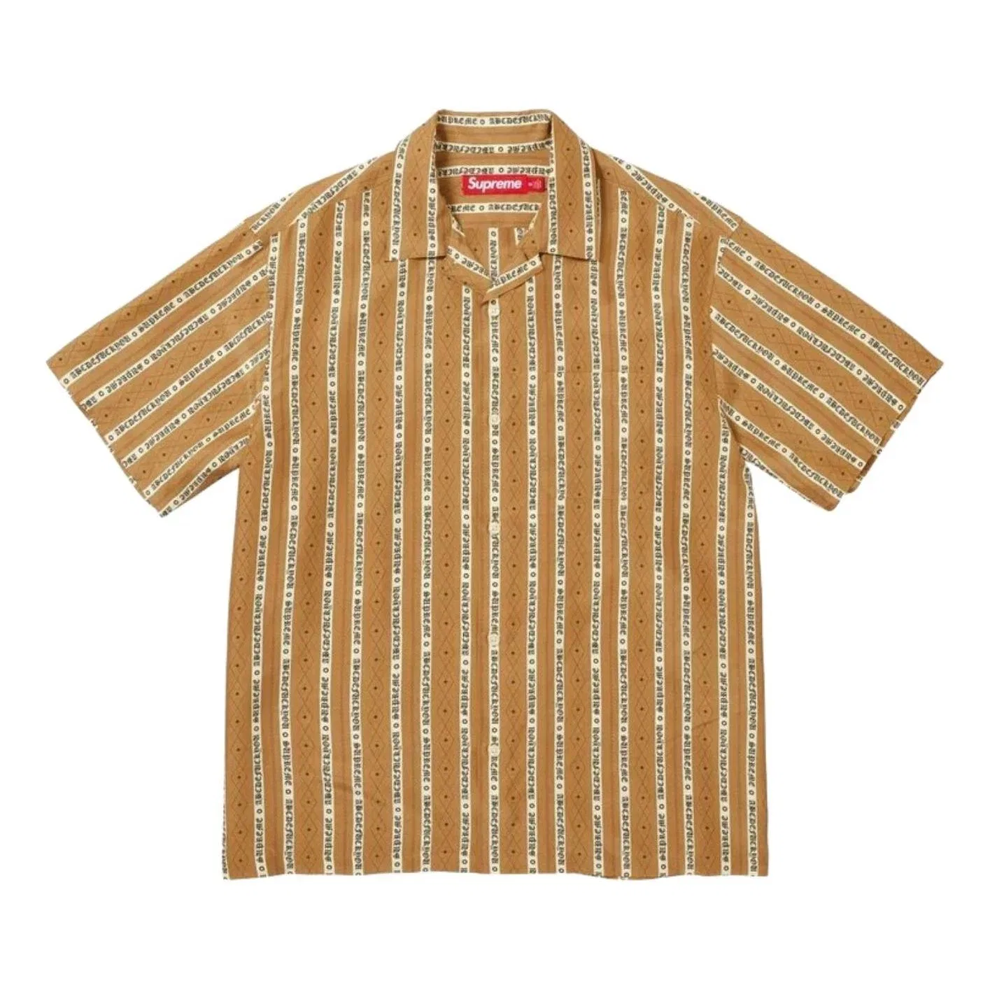 Мужская рубашка с длинным рукавом Old English Stripe Silk Supreme, желтый