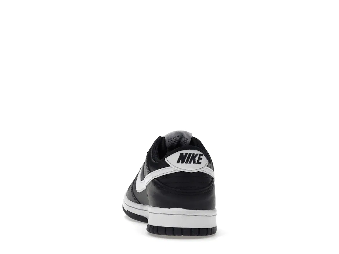 Детские кроссовки с принтом Nike Dunk Low Nike, Black/White/Black/White — фото 4