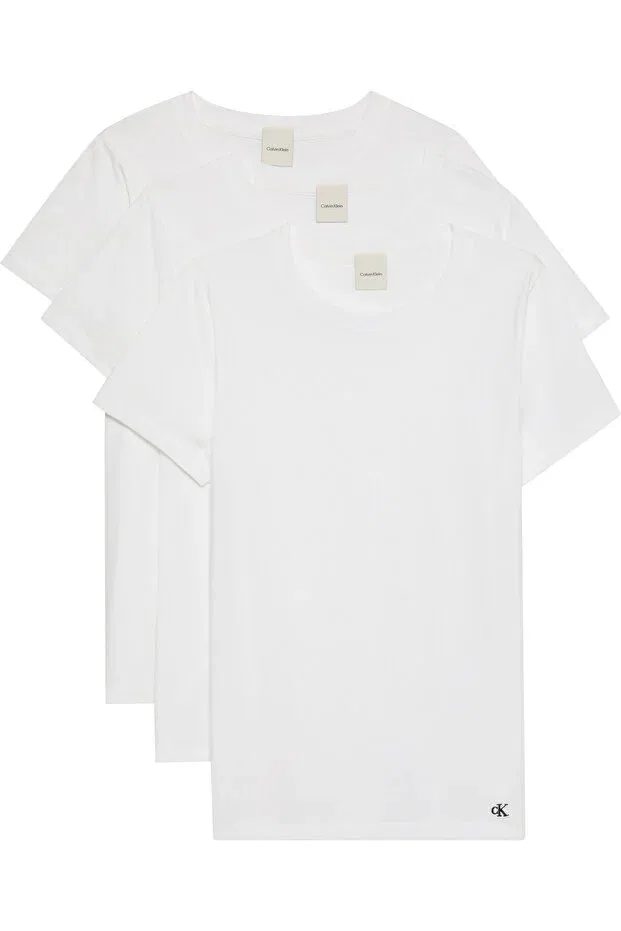 Женская футболка хлопковая набор 3 шт Calvin Klein, White