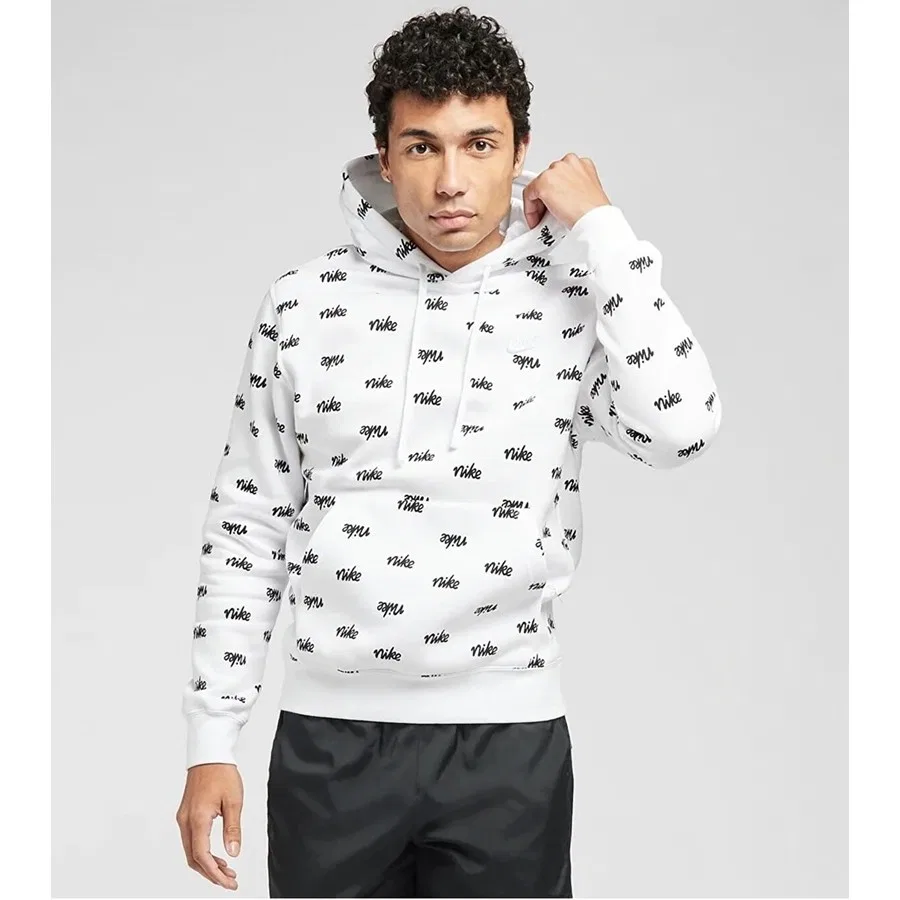 Мужской худи Sportswear Club Pullover Bb Hoodie Nike, Белый