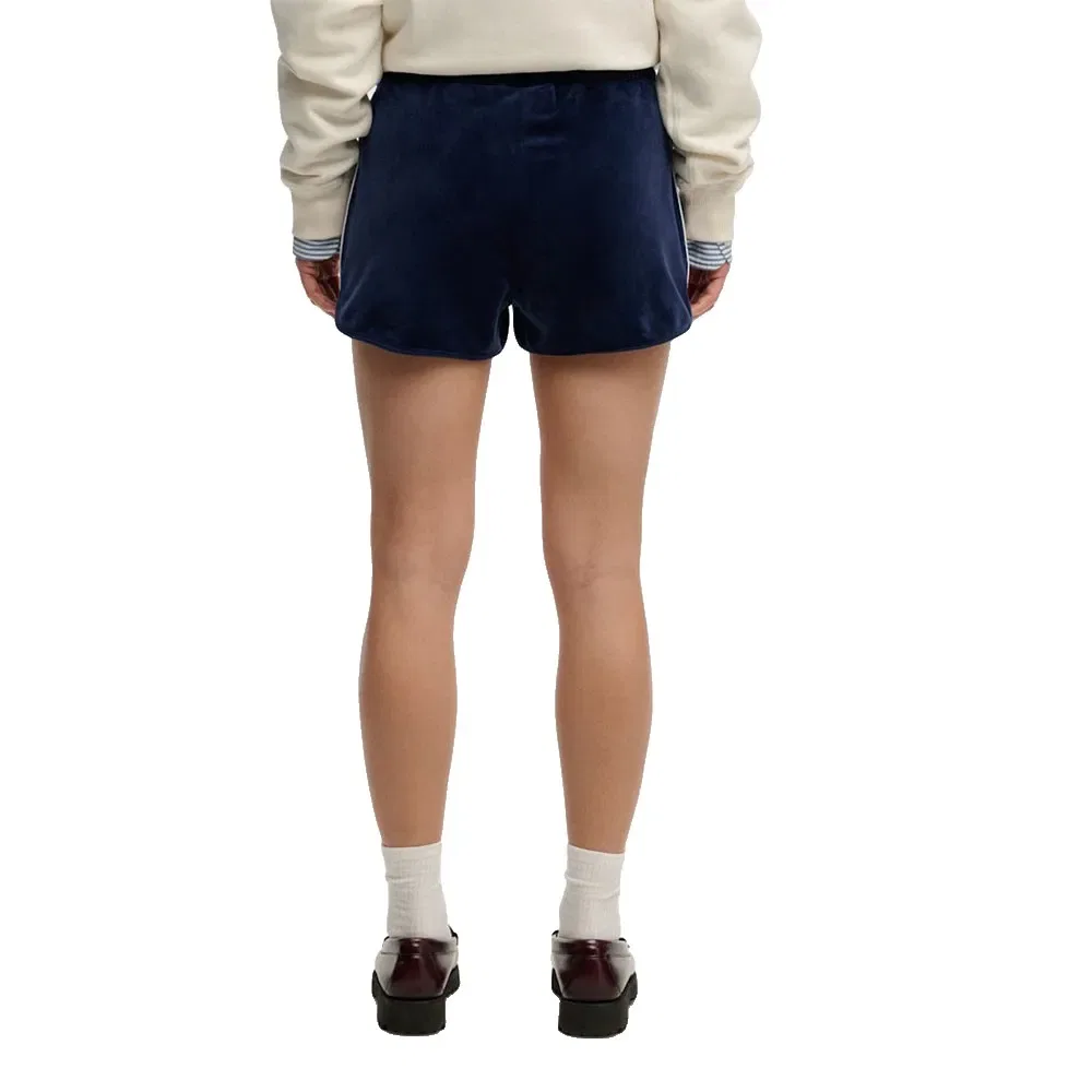 Шорты велюровые Country Club Superdry, синий — фото 2