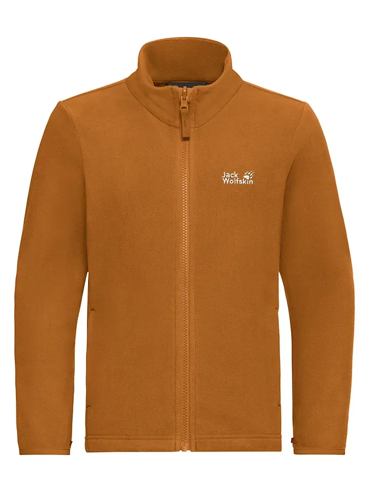 Флисовая куртка детская Taunus 100 Jack Wolfskin, светло-коричневый — фото 4