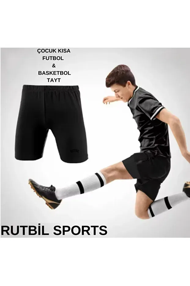 Детские шорты для девочек облегающие Rutbil Sports, Black