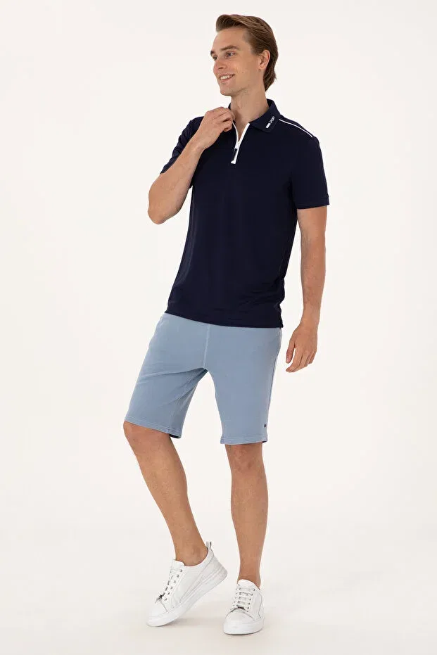 Мужские шорты с принтом U.S. Polo Assn., Blue — фото 3