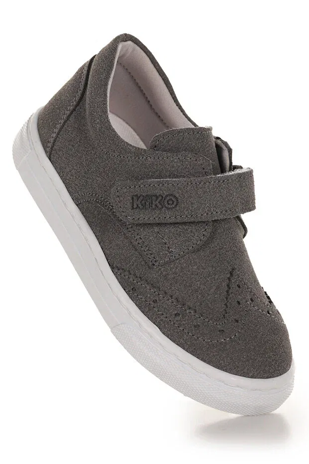 Детские повседневные туфли на липучке Richie Kiko Kids, Smoke Grey