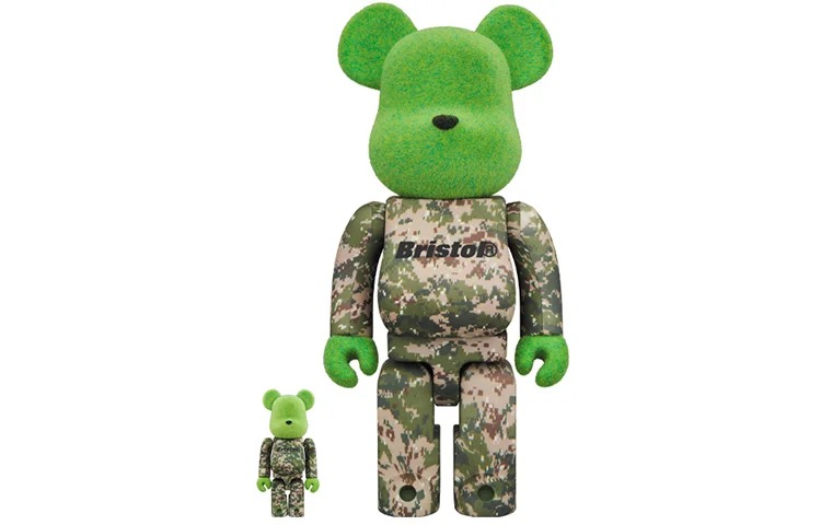 

Виниловая фигурка Be@rbrick X Readymade X Fcreal Bristol, 30 см + 7 см