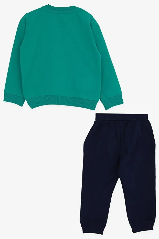 Детский спортивный комплект для мальчиков с принтом Koala Embroidery Breeze, Green — фото 2