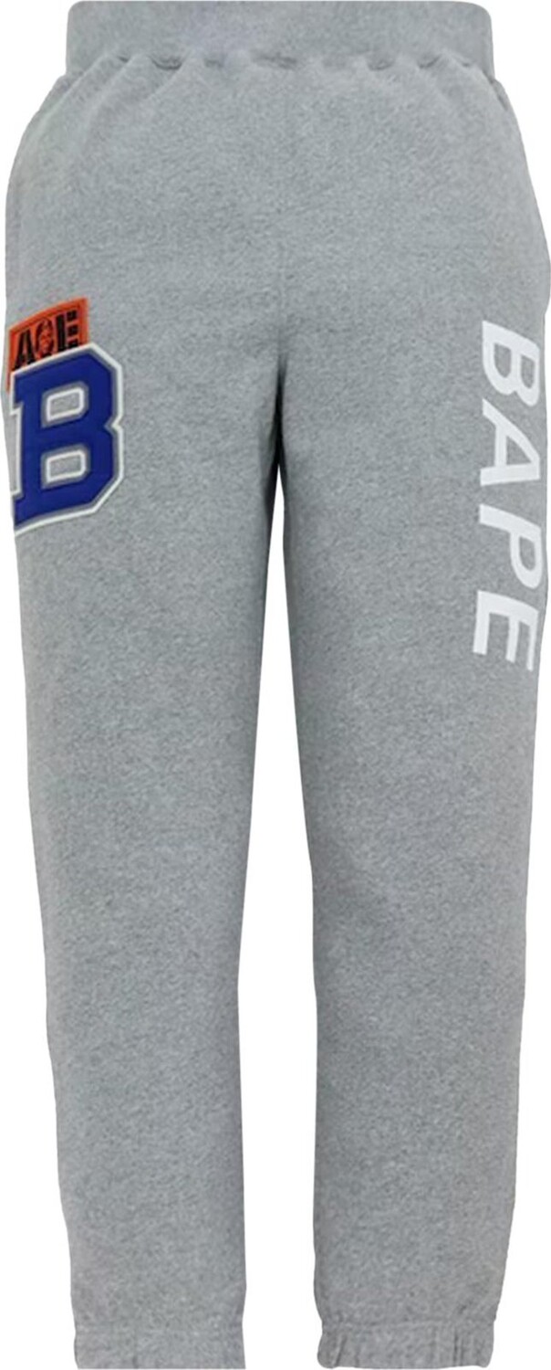 

Брюки BAPE Patch Sweat Pants 'Grey', серый