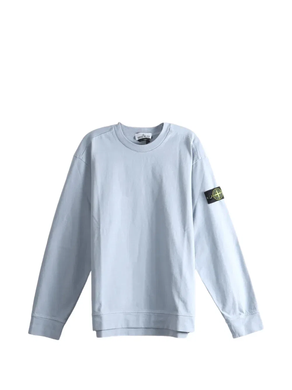 Толстовка из плотного органического хлопкового джерси Stone Island, синий