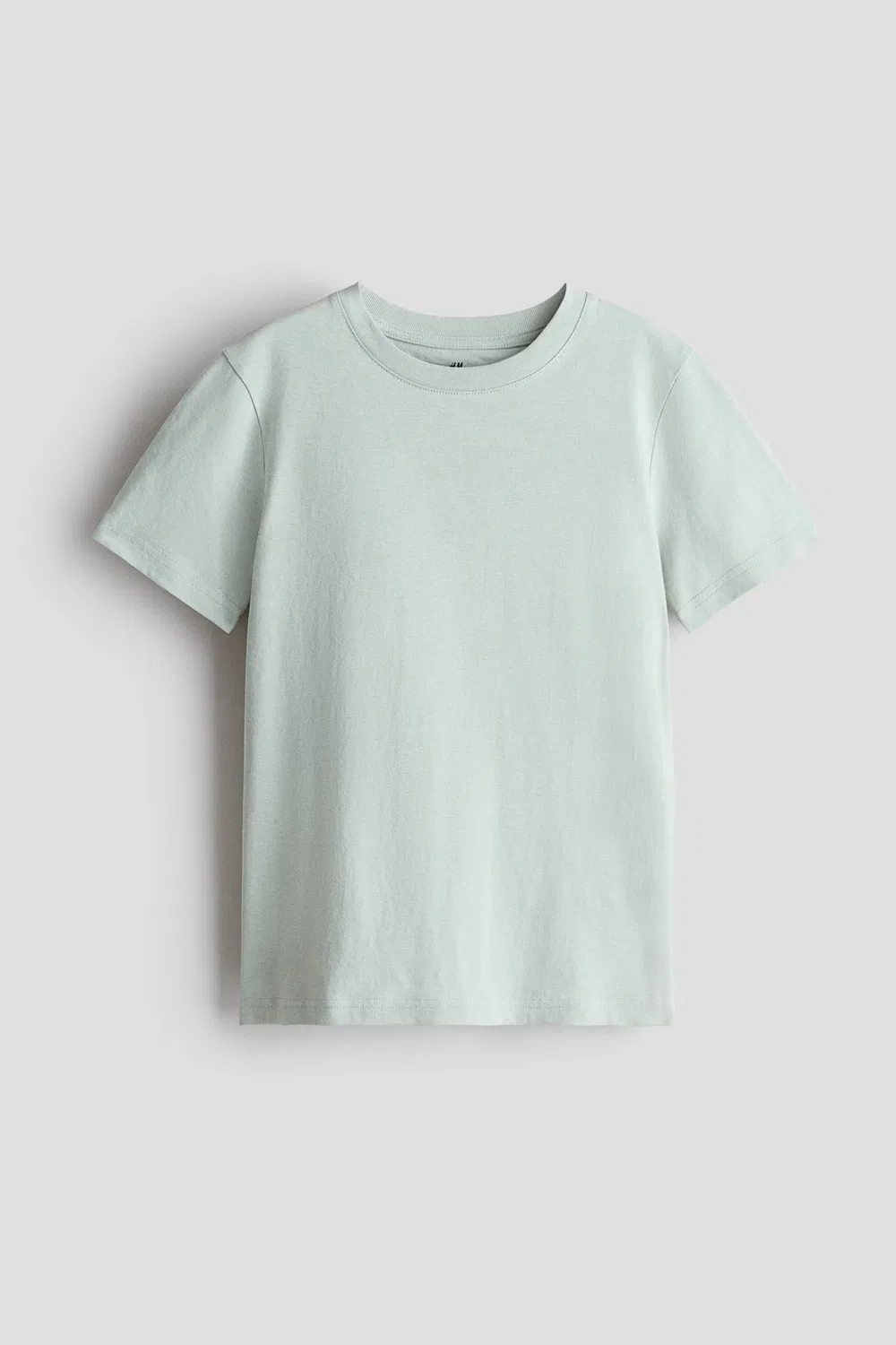 Хлопковая футболка H&M, Helles Mattgrün