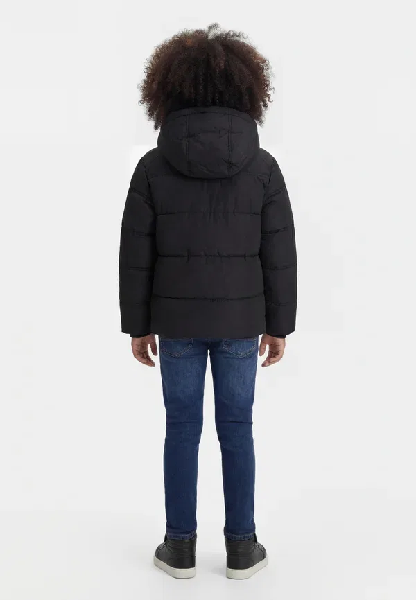 Пуховая куртка для детей младшего возраста - зимняя куртка Jack & Jones Junior, черный — фото 2