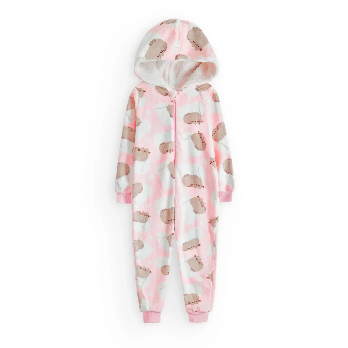 Детский комбинезон с принтом и ушками Pusheen, Pink