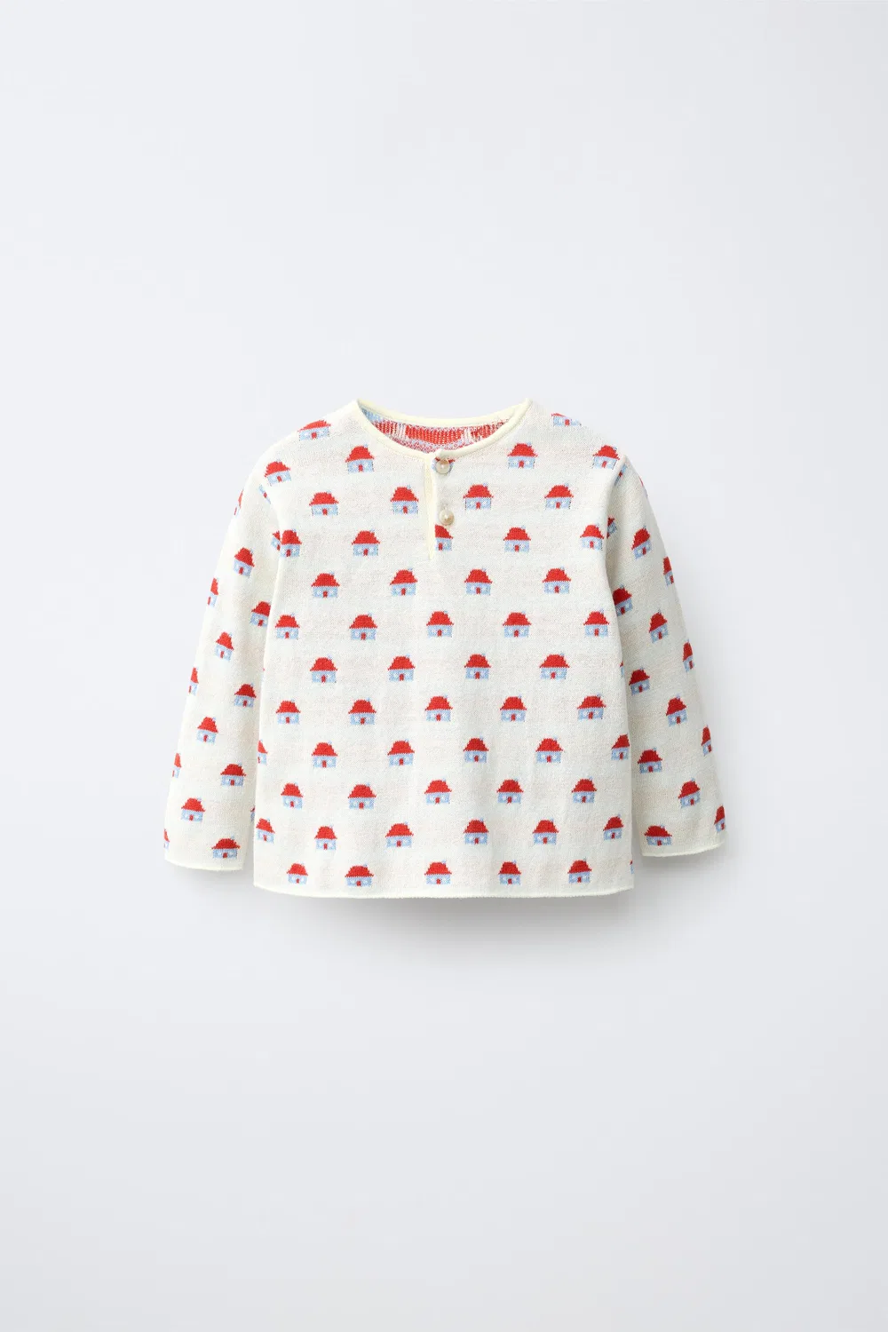 Джемпер из жаккардовой вязки от House ZARA, Ecru
