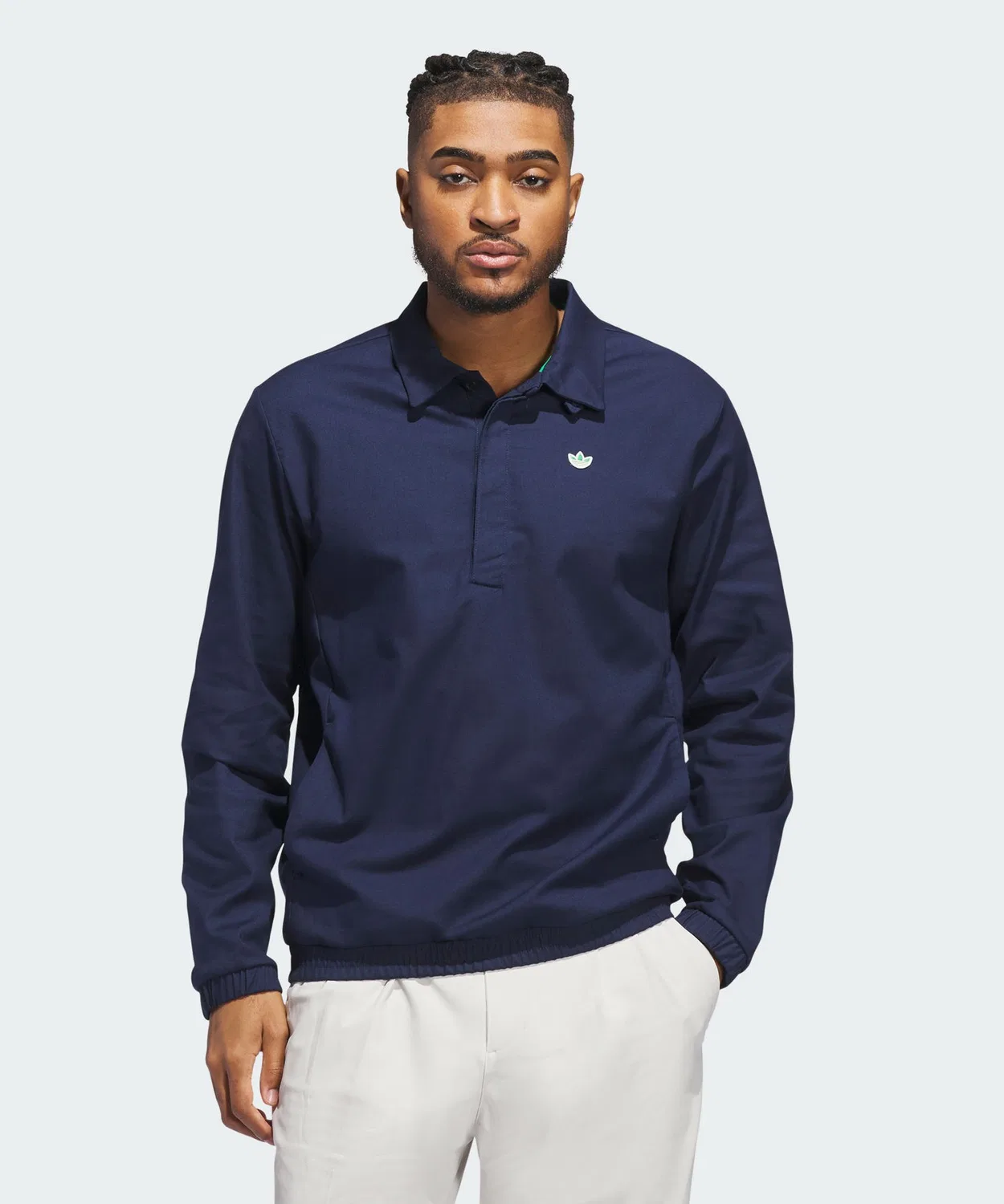 Мужская ветровка с длинным рукавомAdidas Golf Original, Navy