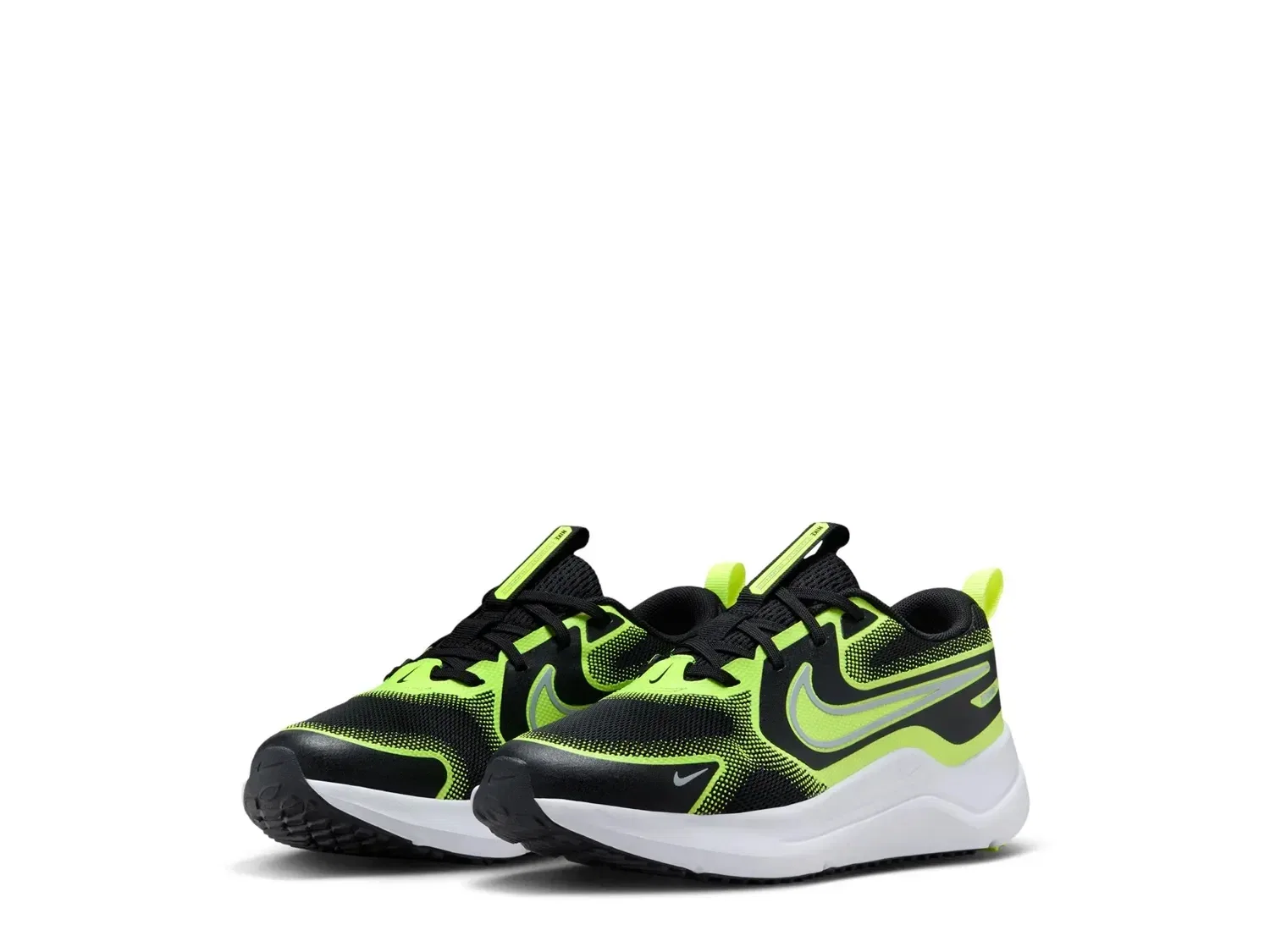 Кроссовки детские Cosmic Runner, Nike, черно-зеленые — фото 3