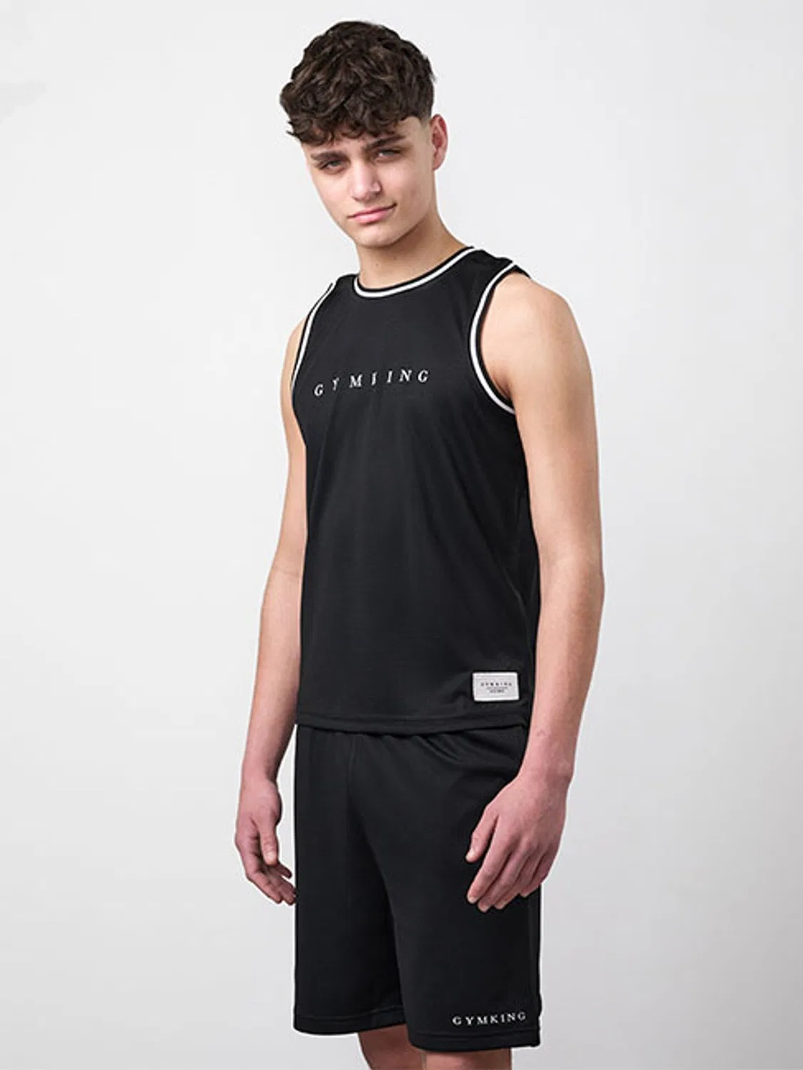 Майка Mesh Vest, Regular Fit, Brooklyn Gym King, черный — фото 3