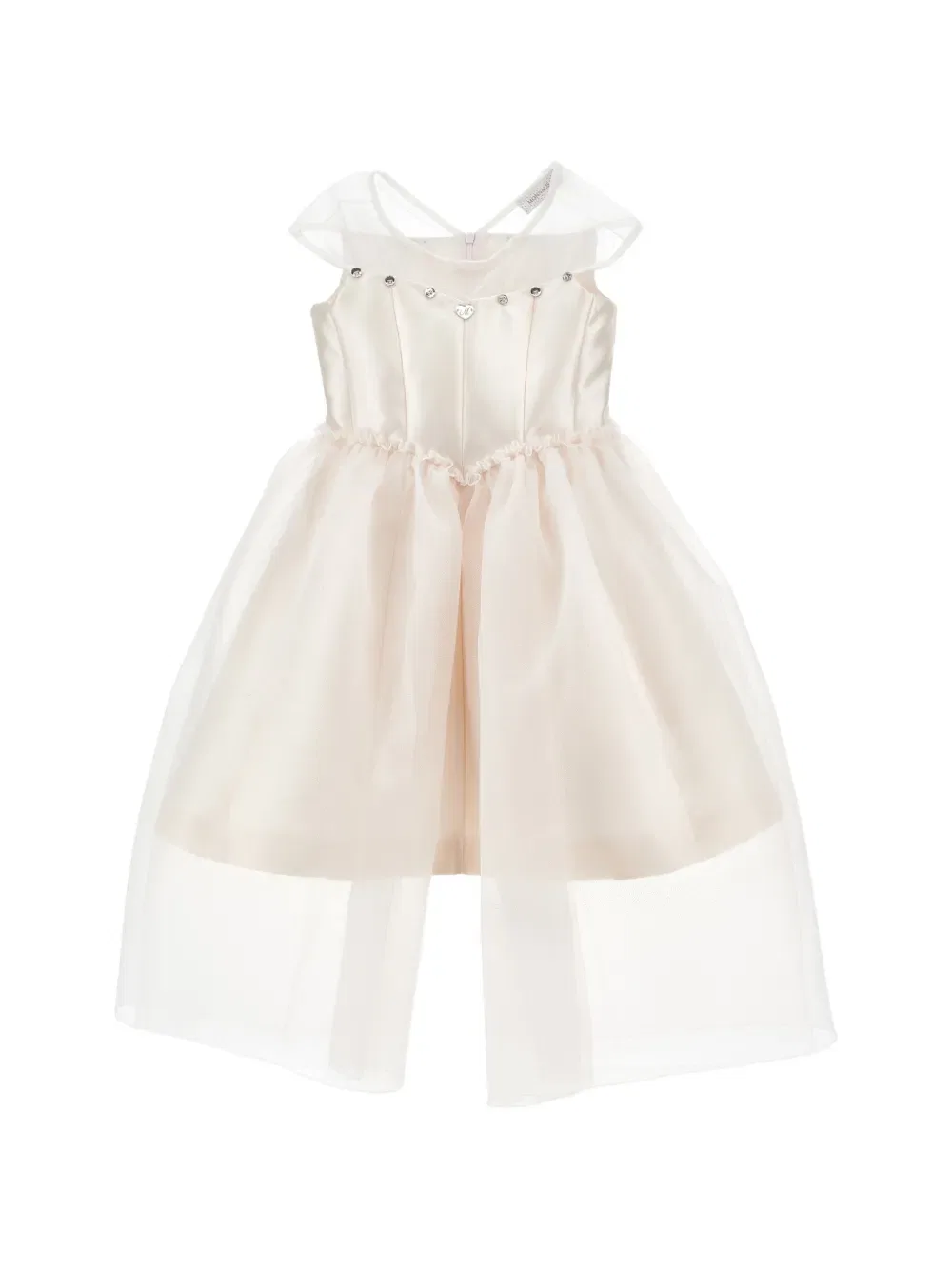 Платье праздничное Monnalisa, цвет Blush Beige
