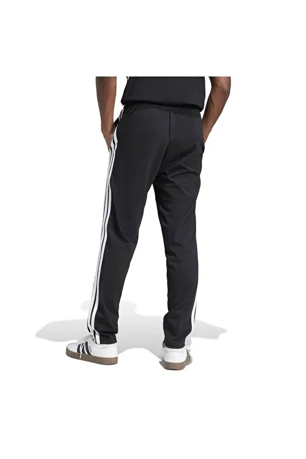 Мужские спортивные штаны с эластичным манжетом Adidas, Black/White — фото 2