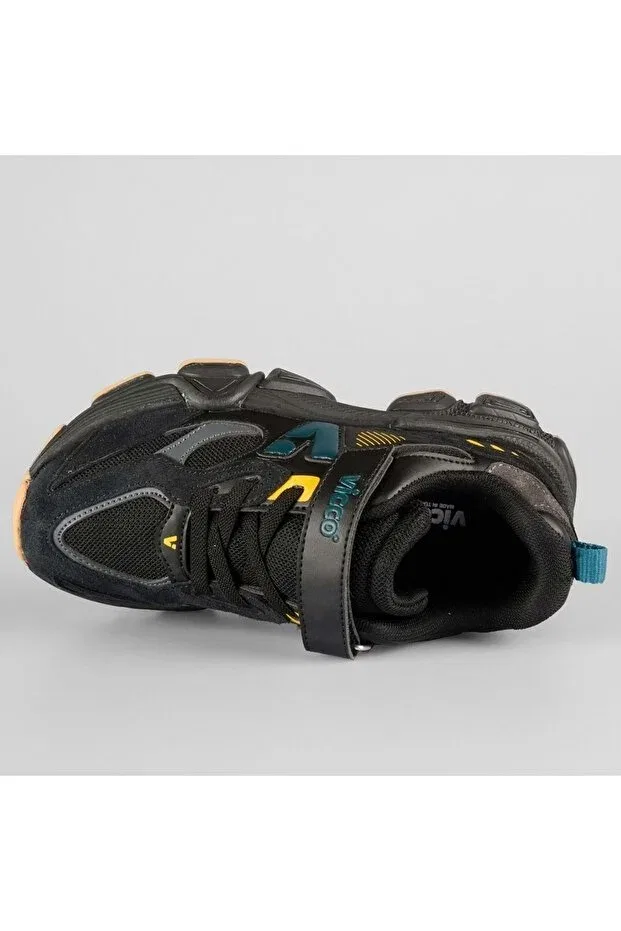 Детские ортопедические спортивные кроссовки для девочек Vicco, Black/Black — фото 3