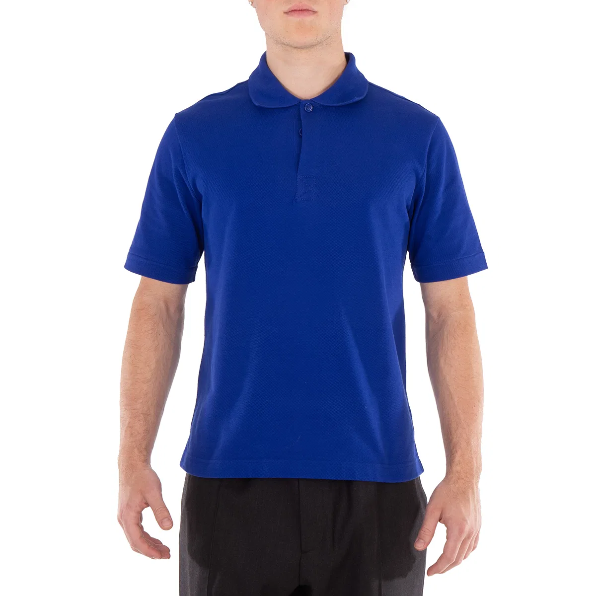 Поло с коротким рукавом Tipped Short-Sleeve Polo Shirt Burberry, Knight